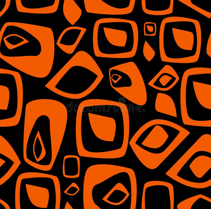 Stylish orange and black background