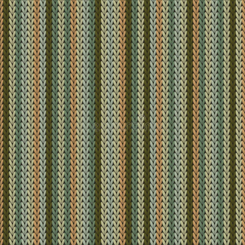 Stylish Vertical Stripes Knitting Texture Stock Vector Illustration