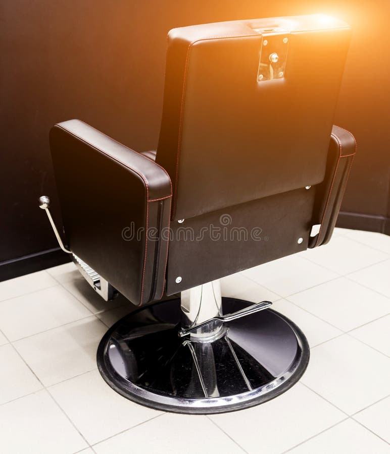 Vintage barber chair stock photo. Image of hair, fashion - 272851264