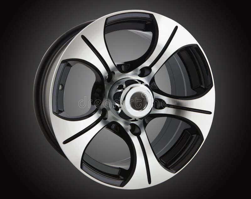 Alloy wheel of a car