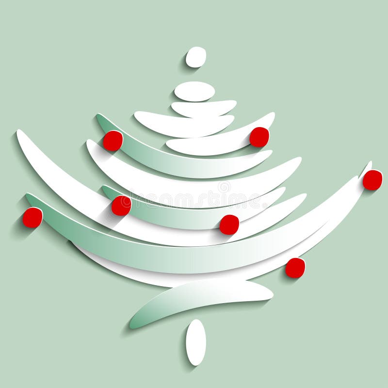 Stylize Symbol of Fir tree, illustration