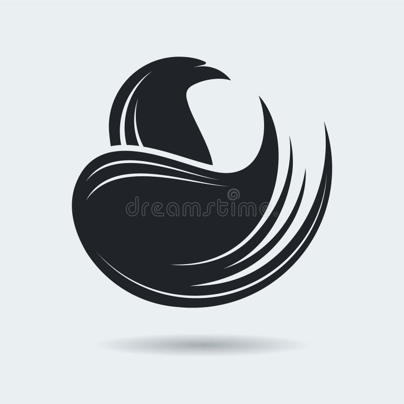 Stylized Black Eagle Or Phoenix Icon Stock Vector Illustration Of Black Eagle Stylized Black Eagle Or Phoenix Icon Stock Vector Illustration Of Black Eagle