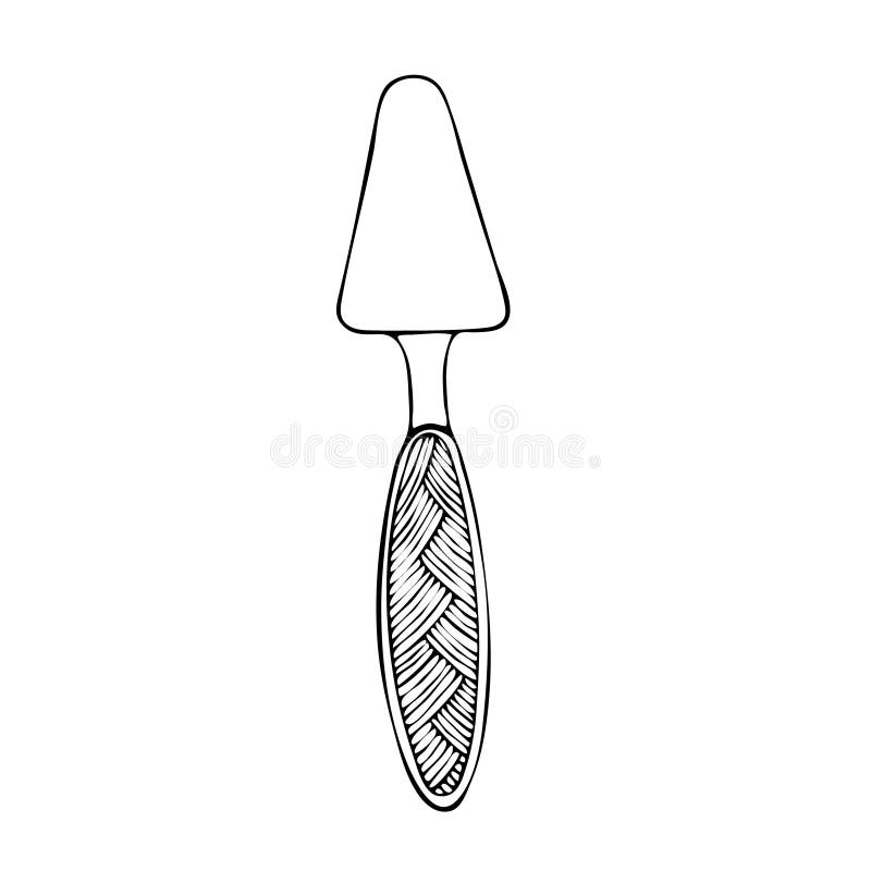 Silver Cake Spatula Stock Photo - Download Image Now - Cake