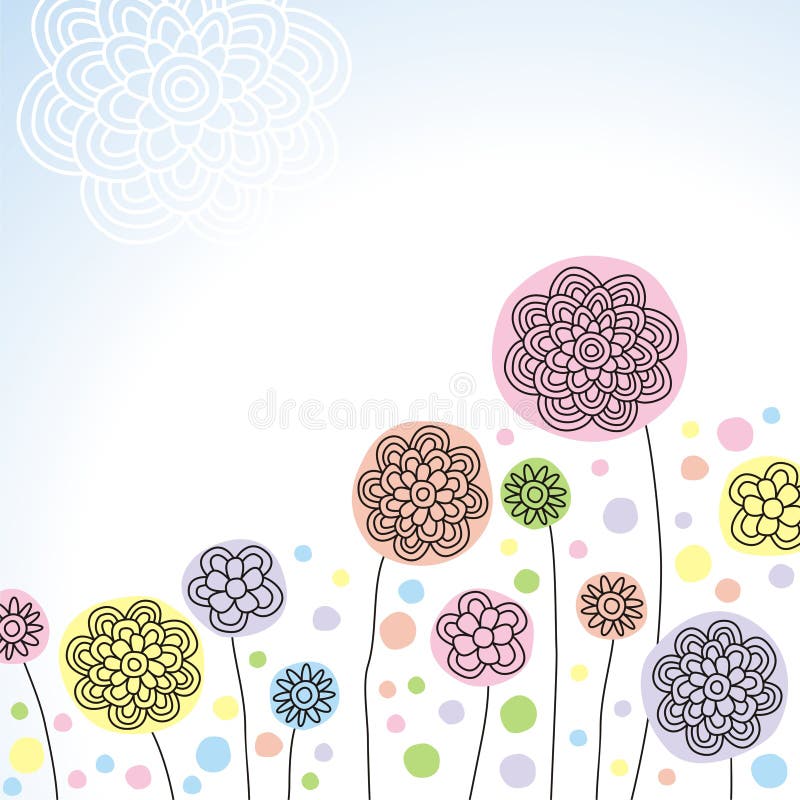 Stylized flowers