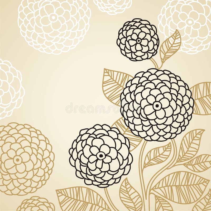 Stylized flowers