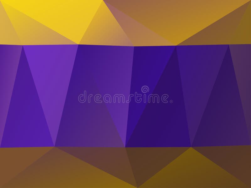 Purple and Gold Geometric