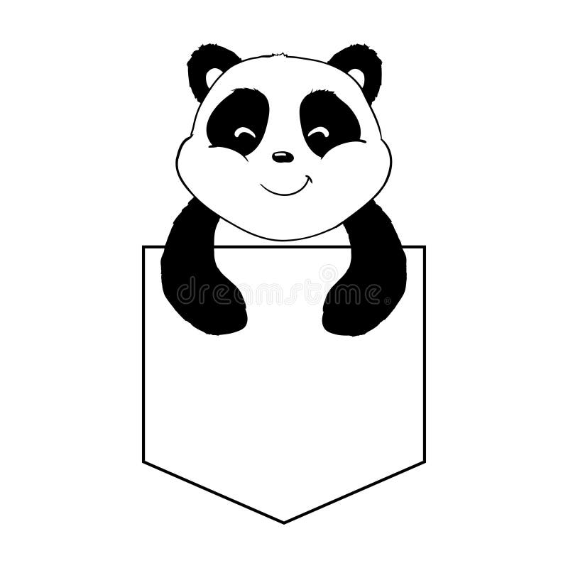 Imagem De Pessoa Triste - Panda Black And White Drawing - Free Transparent  PNG Clipart Images Download