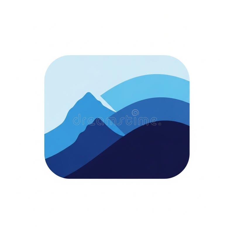 Of multiple layers, creating a visual representation of depth royalty free illustration