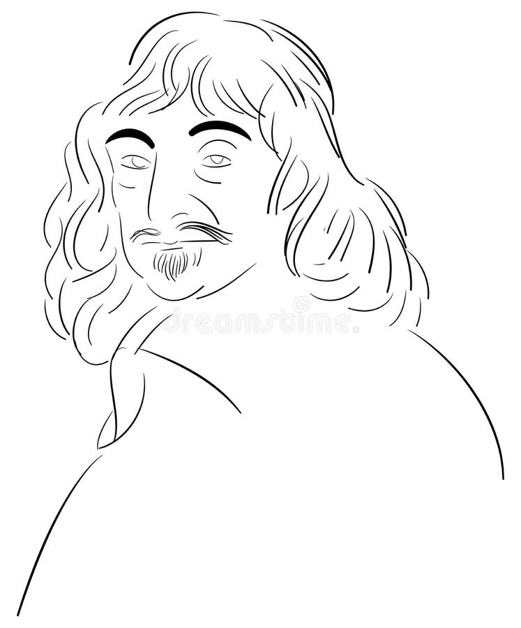 Stylized Portrait of Rene Descartes Stock Vector - Illustration of rene, used: 66285306 Stylized Portrait of Rene Descartes Stock Vector - Illustration of rene, used: 66285306