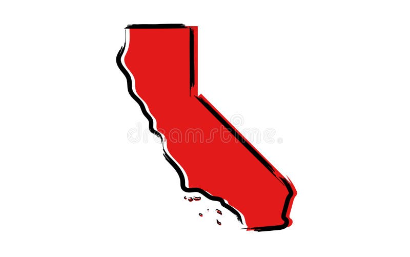 California Map Cartoon Stock Illustrations 371 California Map Cartoon