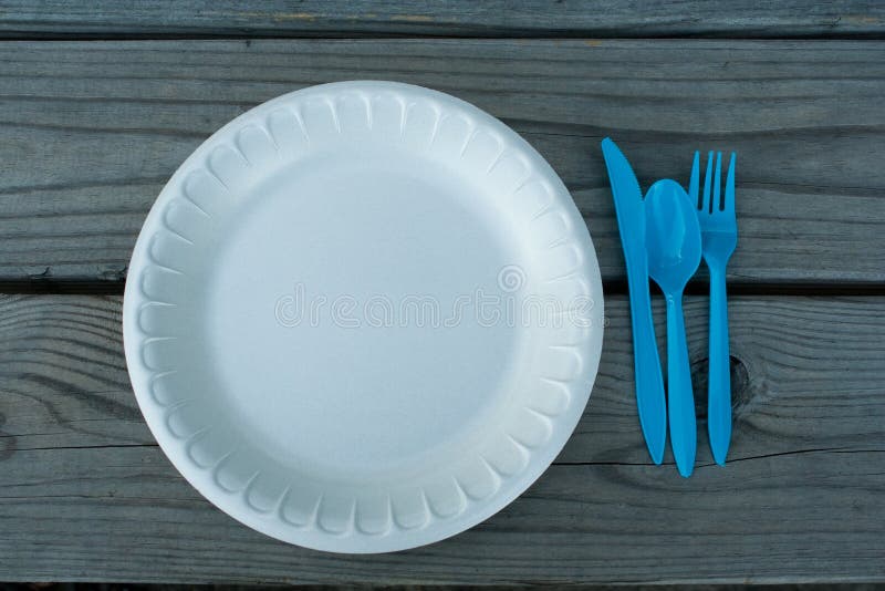 Styrofoam Plate Stock Photo Image 15417110