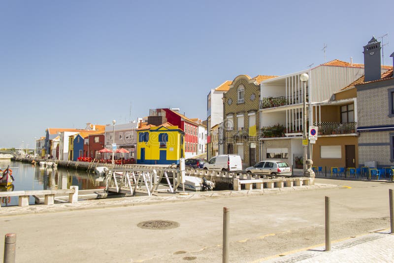 Städtische Ansicht von Aveiro - Portugal lizenzfreie stockfotos Städtische Ansicht von Aveiro - Portugal lizenzfreie stockfotos