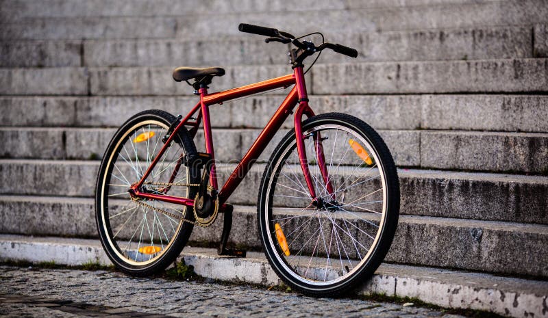 Städtisches Fahrrad stockbilder Städtisches Fahrrad stockbilder