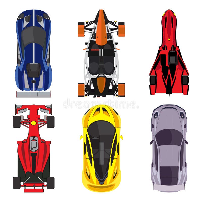 Ställde symboler in för bästa sikt för sport och för tävlings- bilar på vit bakgrund också vektor för coreldrawillustration royaltyfri illustrationer Ställde symboler in för bästa sikt för sport och för tävlings- bilar på vit bakgrund också vektor för coreldrawillustration royaltyfri illustrationer