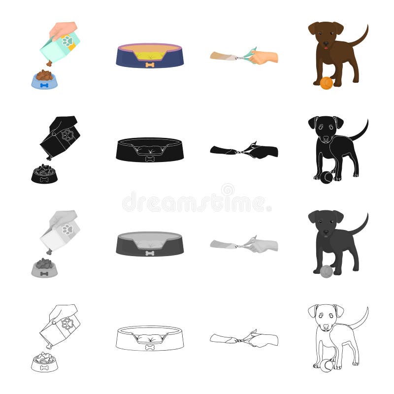 Ställe, sömn, hund och annan rengöringsduksymbol i tecknad filmstil lek utbildning, hundsymboler i uppsättningsamling vektor illustrationer Ställe, sömn, hund och annan rengöringsduksymbol i tecknad filmstil lek utbildning, hundsymboler i uppsättningsamling vektor illustrationer