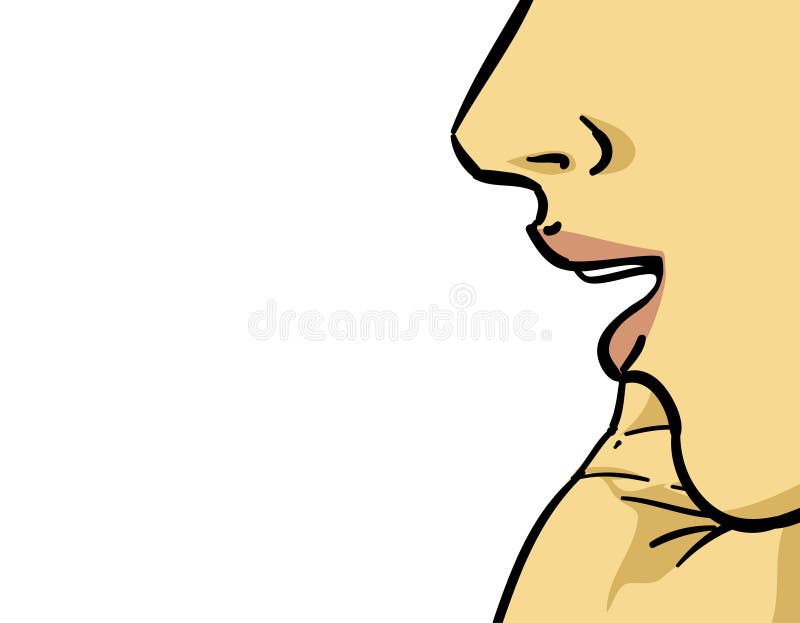 Stäng sig upp kvinna vektor illustrationer