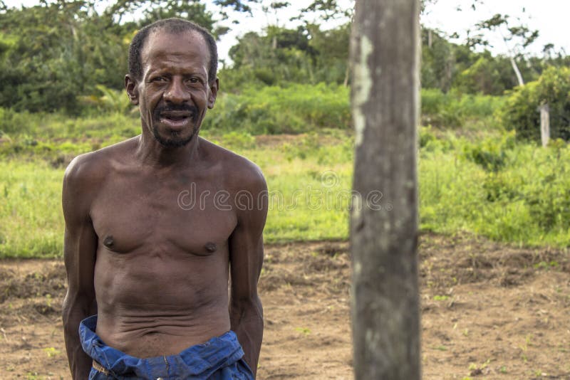 stående av en bonde i backlandsna av Bahia royaltyfri bild stående av en bonde i backlandsna av Bahia royaltyfri bild
