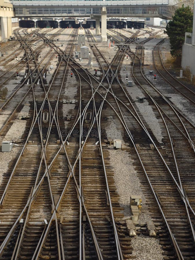 Railroad in Toronto, Canada. Railroad in Toronto, Canada