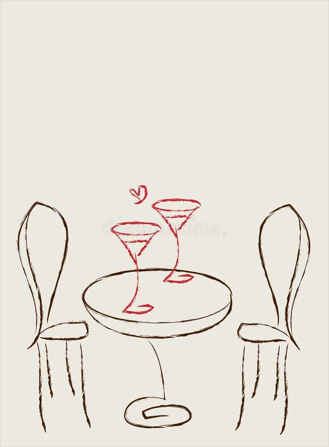 stół dwa ilustracji stół dwa ilustracji
