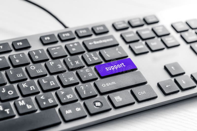 Stützknopf auf der Tastatur stockfoto Stützknopf auf der Tastatur stockfoto
