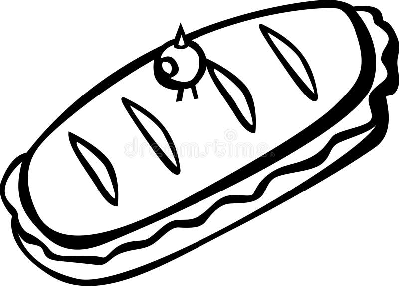 sub style sandwich vector illustration stock illustration sub style sandwich vector illustration stock illustration