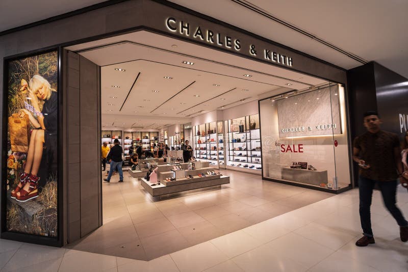 Charles & Keith Store in Marina Square, Singapore Editorial Stock