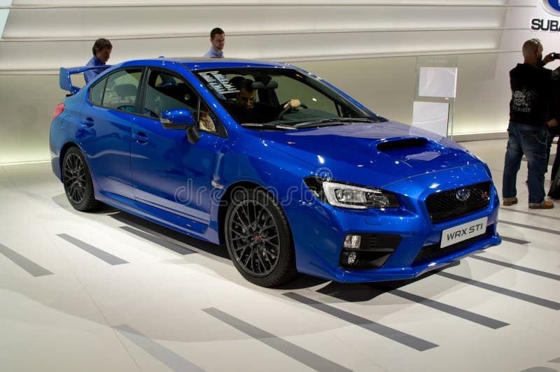 Subaru WRX Genewa 2014 zdjęcie royalty free Subaru WRX Genewa 2014 zdjęcie royalty free