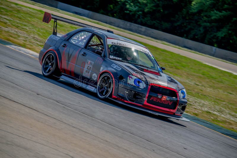 Subaru WRX STI Bugeye Time Attack Car Editorial Photography Image of