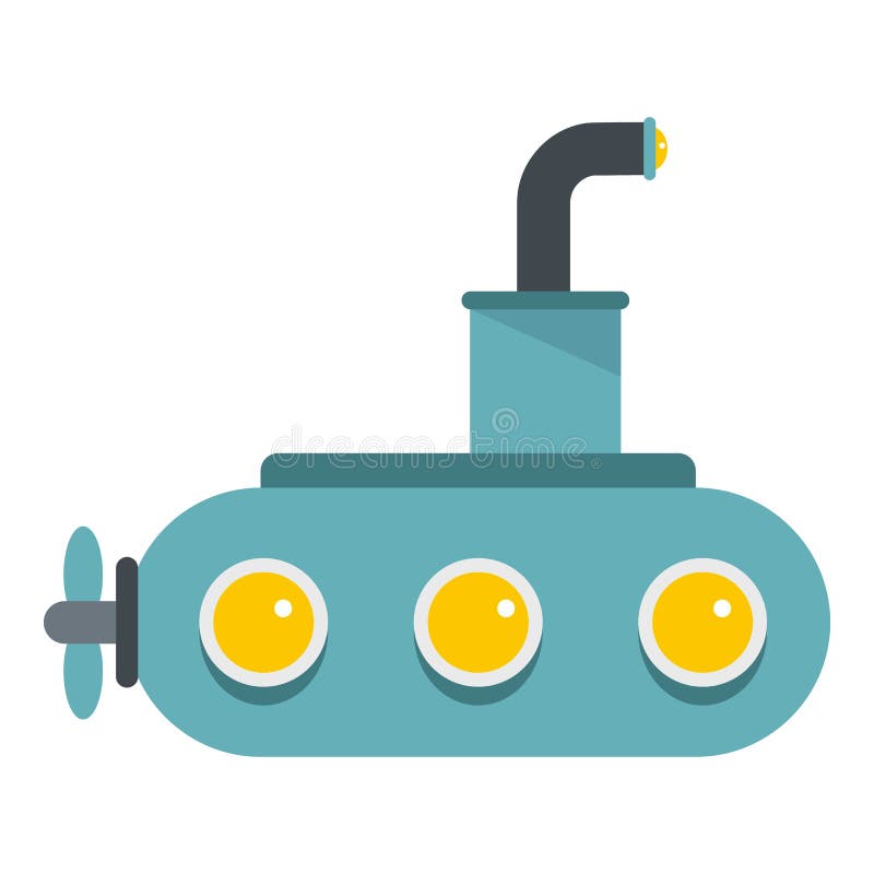 Submarine icon stock vector. Illustration of deep, border - 90976465