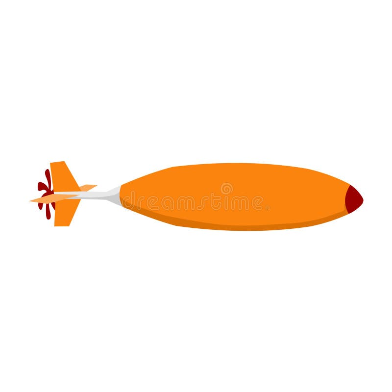 Submarino alaranjado ilustração stock Submarino alaranjado ilustração stock