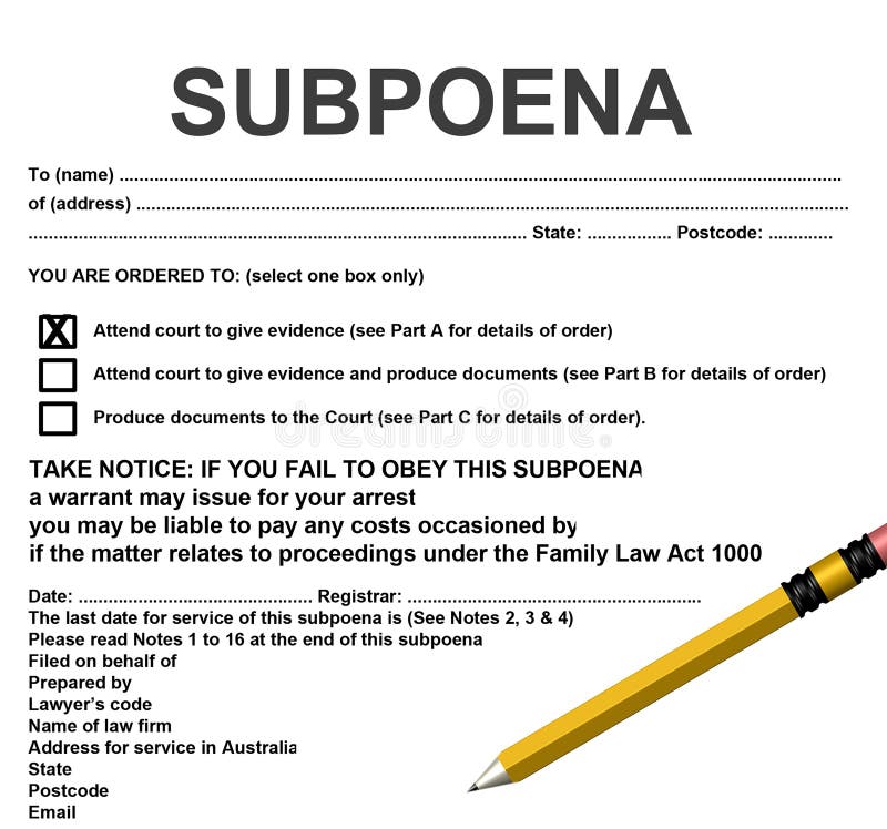 Subpoena