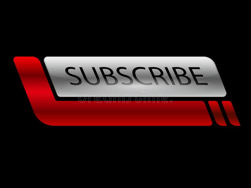 Subscribe Youtube Video Illustration Banner Stock Vector - Illustration