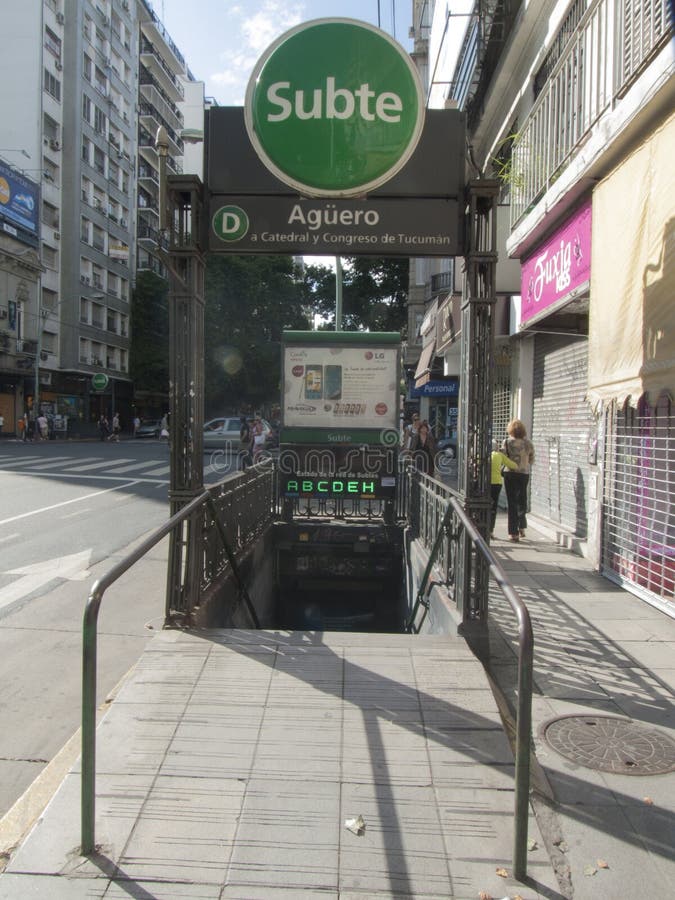 Subte Station, Buenos Aires, Argentina Latin America South America. Subte Station, Buenos Aires, Argentina Latin America South America