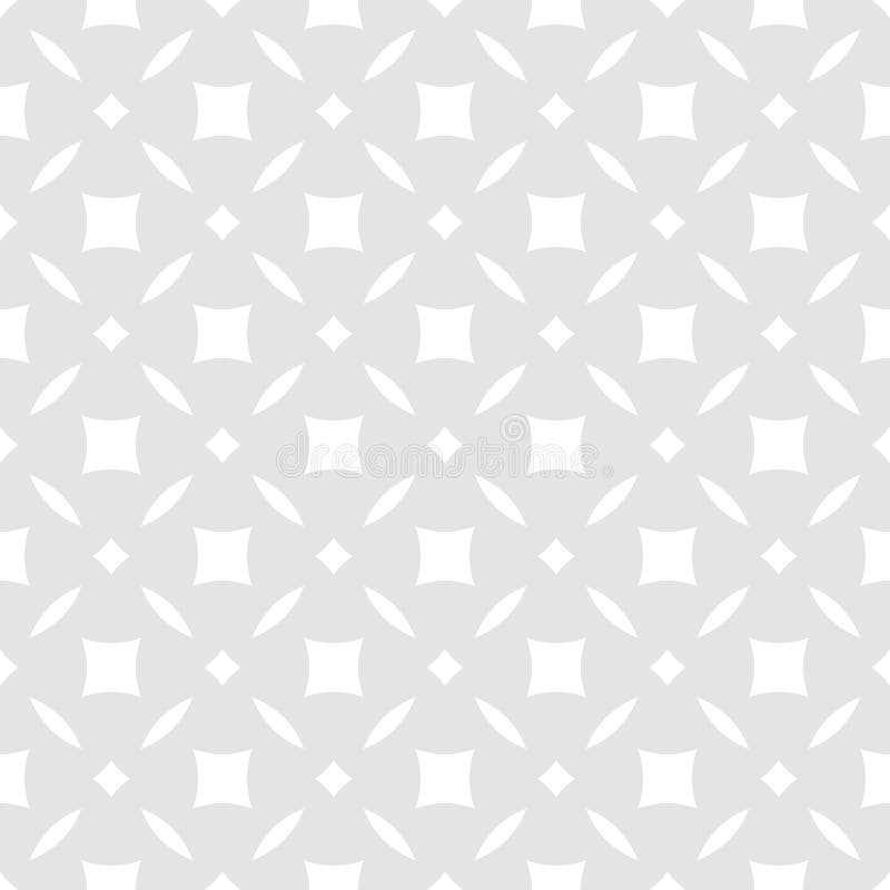 Subtle abstract floral seamless pattern. Vector gray and white background vector illustration