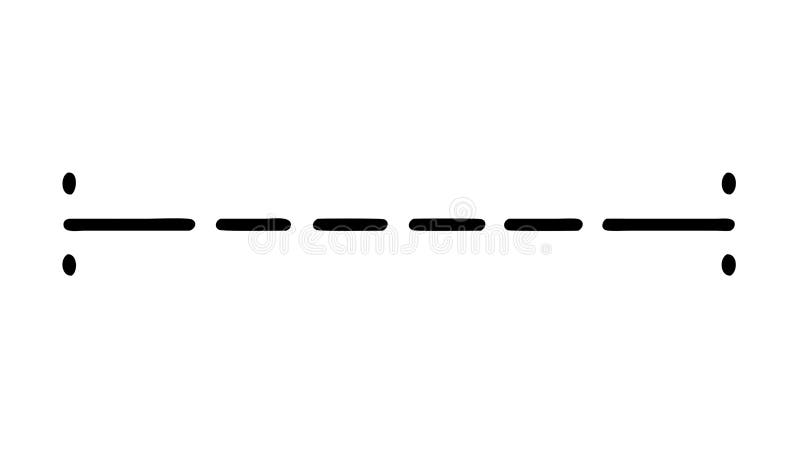 Subtle Dashed Line Separator, Clean Design Element, vector design Generative AI royalty free illustration