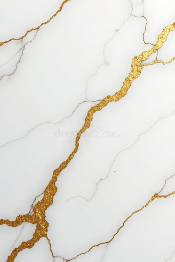 Subtle gold flecks in pristine white marble wallpaper, elegant, design vector illustration