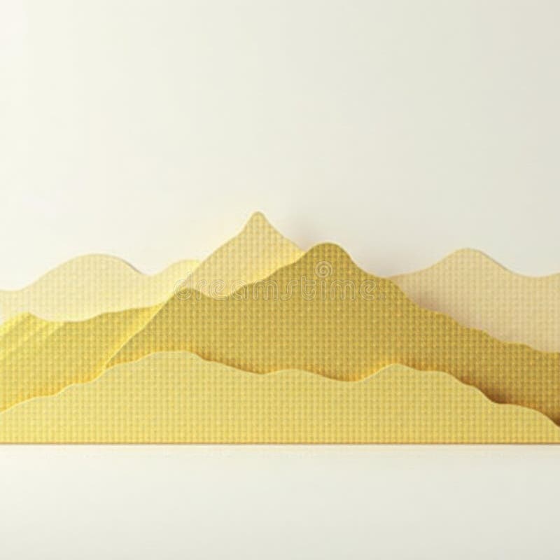 Subtle gold mountain silhouette, minimalist luxury backdrop, abstract, sophisticated, backdrop vector illustration
