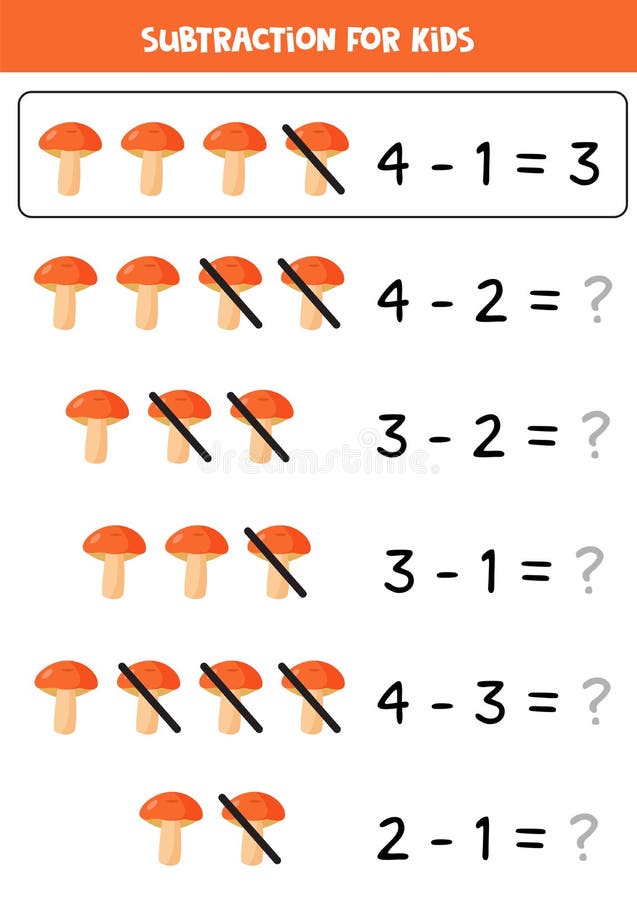 Adição com sorvete dos desenhos animados. jogo de matemática educacional  para crianças. resolva as equações. educação em casa. página de atividade  imprimível.