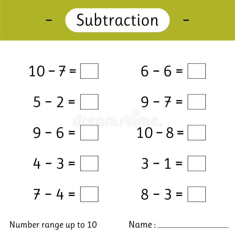 Aprendendo multiplicação, subtração. pré escola e escola planilha  atividade. planilha para escola crianças, matemático enigmas,  quebra-cabeças para crianças, Educação jogo. 27522644 Vetor no Vecteezy