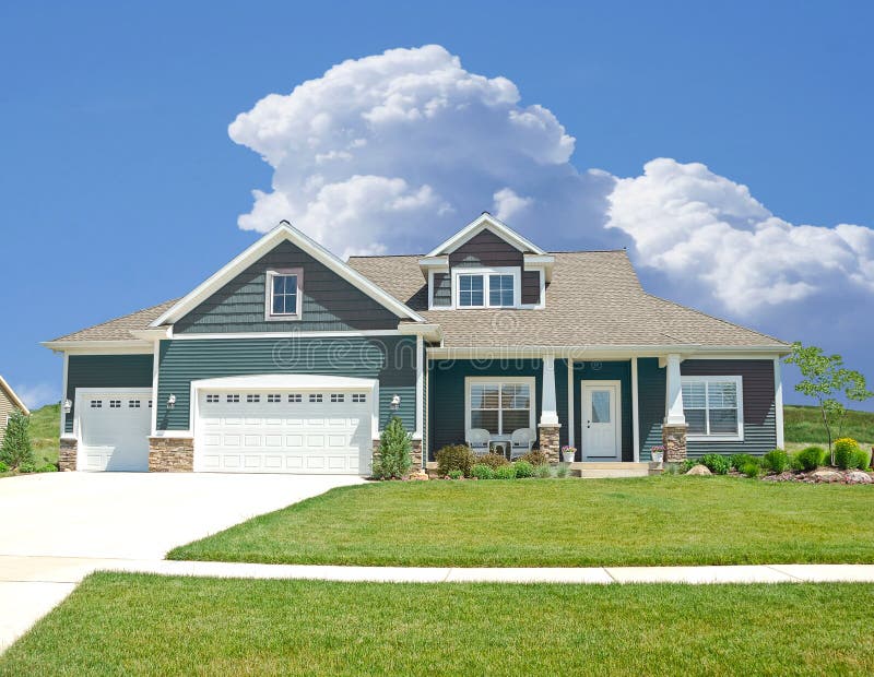 Suburban Home Royalty Free Stock Photos Image 5007218