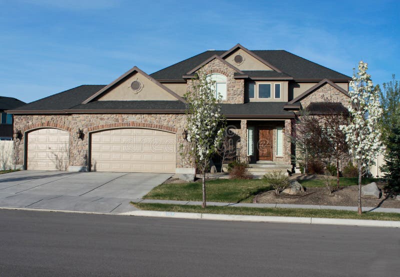 Suburban Housing in Utah stock photo. Image of home, subdivision 24253998
