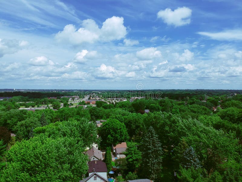 Suburbs stock photos