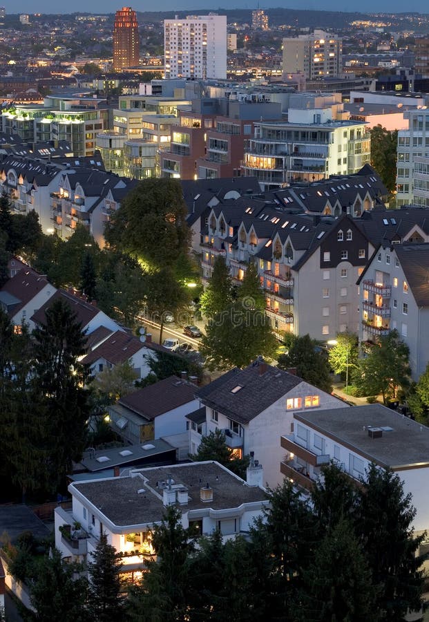 Suburbs in Evening Portrait