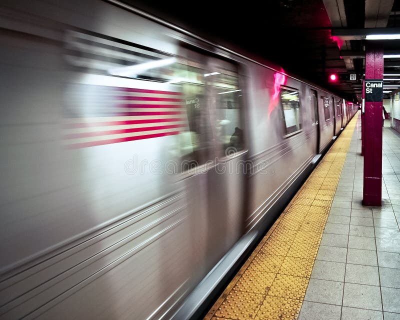 Subway in new york stock image. Image of vacation, fast 16598259