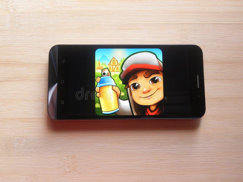 Subway surfers editorial stock photo. Image of communication - 74940223