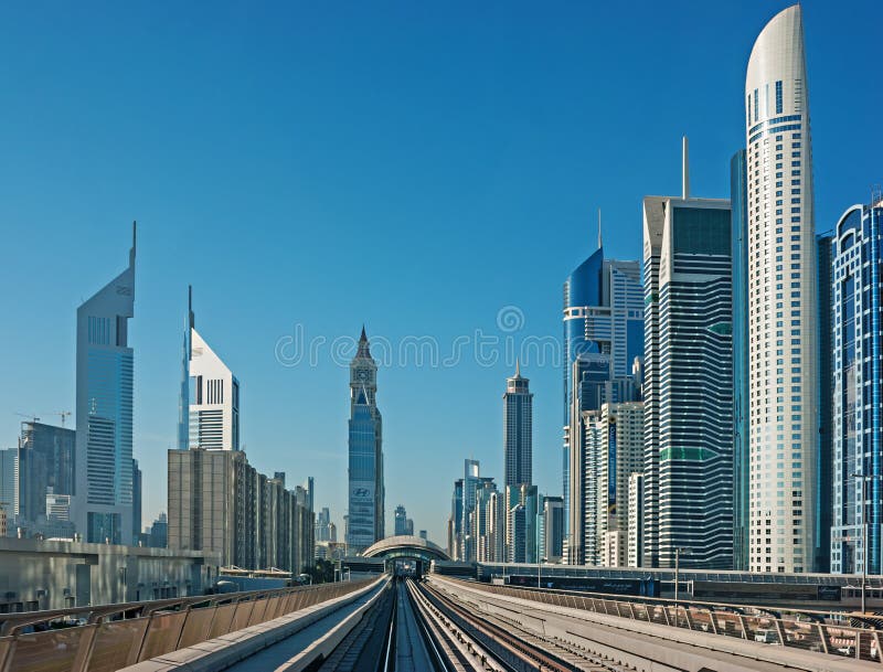 Subway Tracks In The United Arab Emirates