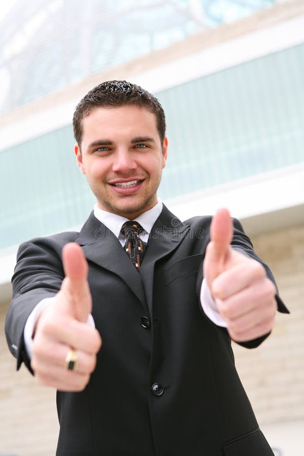 Succes het bedrijfs van de Mens royalty-vrije stock afbeelding Succes het bedrijfs van de Mens royalty-vrije stock afbeelding