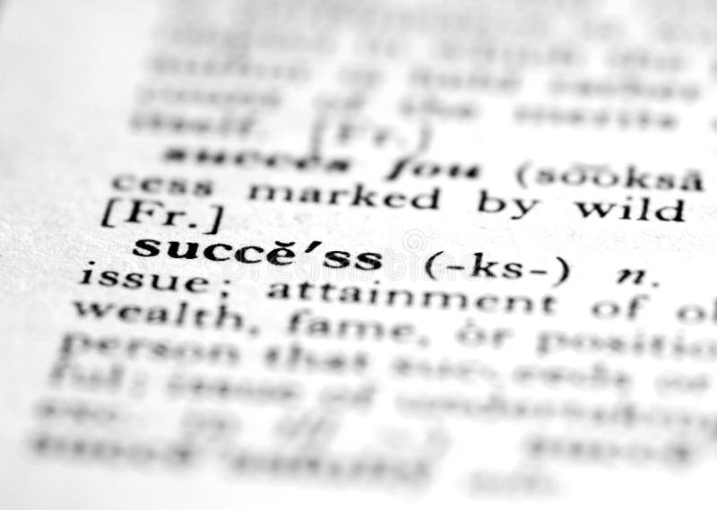 Success royalty free stock photography