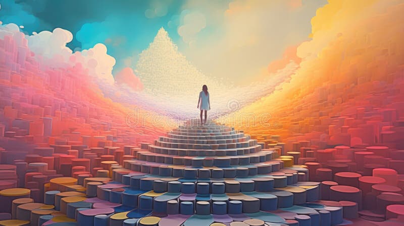 https://thumbs.dreamstime.com/b/success-choice-hope-way-freedom-concept-idea-conceptual-painting-fantasy-artwork-woman-surreal-stairs-generative-ai-291446259.jpg
