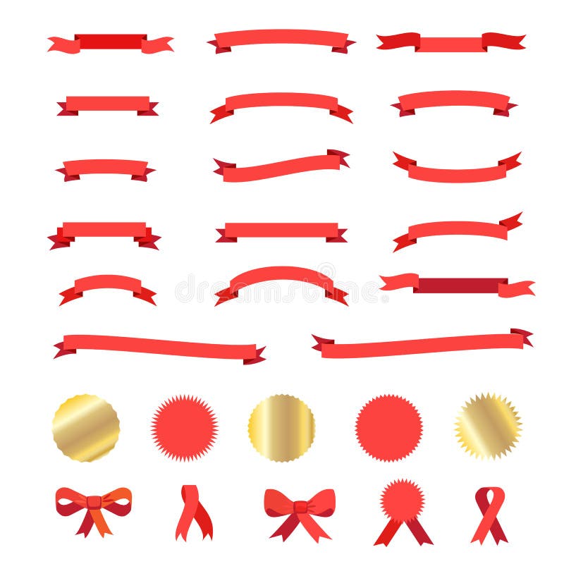 Download Success Ribbons collection stock vector. Illustration of color - 72075656